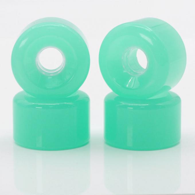Aanpassing Groene PU Skateboard Wielen 50MM-59MM Downhill Longboard Wielen 2