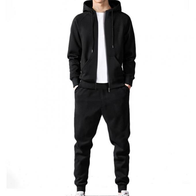 Aanpassing Matching Sweatpants And Hoodie Set Fitness Sport Wear 1