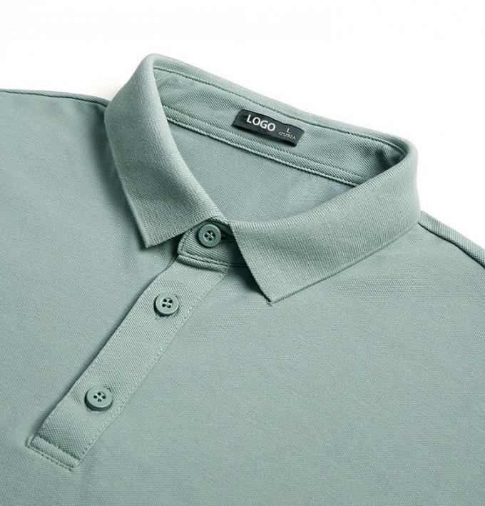 100% katoenen sportkleding, privé-label polo T-shirt, anti-statiek. 3