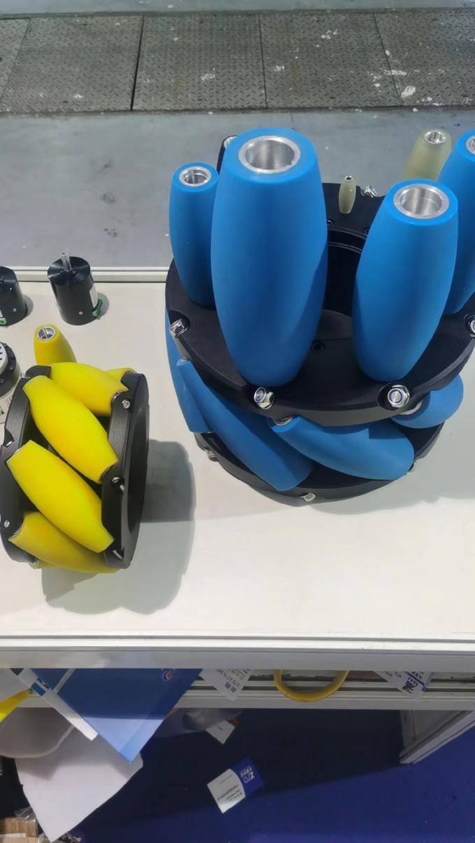 Elektrische aandrijving Mechanische wielen Zwaar werk 10 inch 4