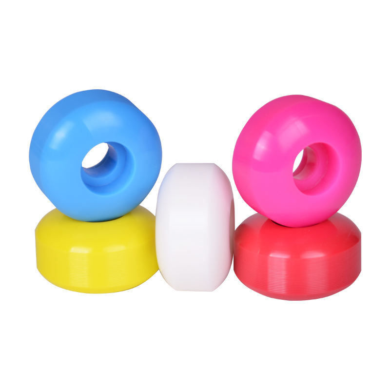 Professionele kleurrijke 100A PU skateboard wielen lege 52mm skateboard wielen