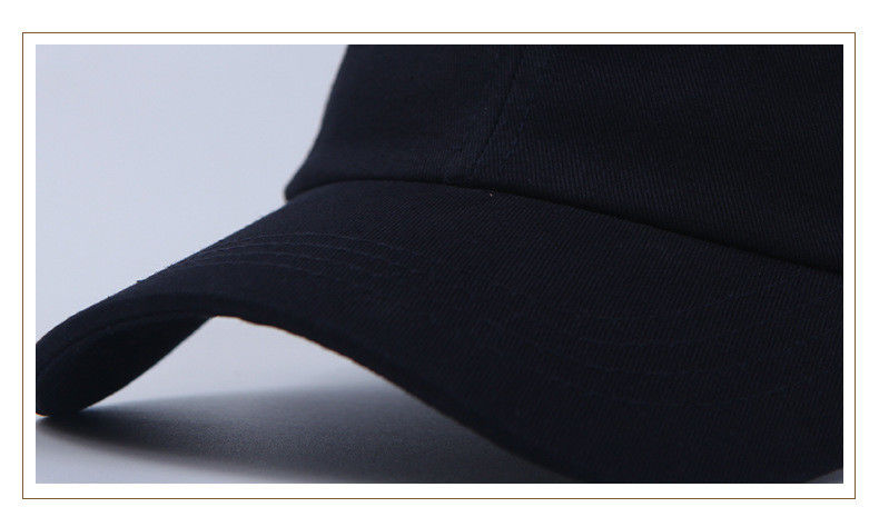 Promotionele gebogen rand zwarte katoenen honkbalpet Custom Trucker Cap SML Grootte