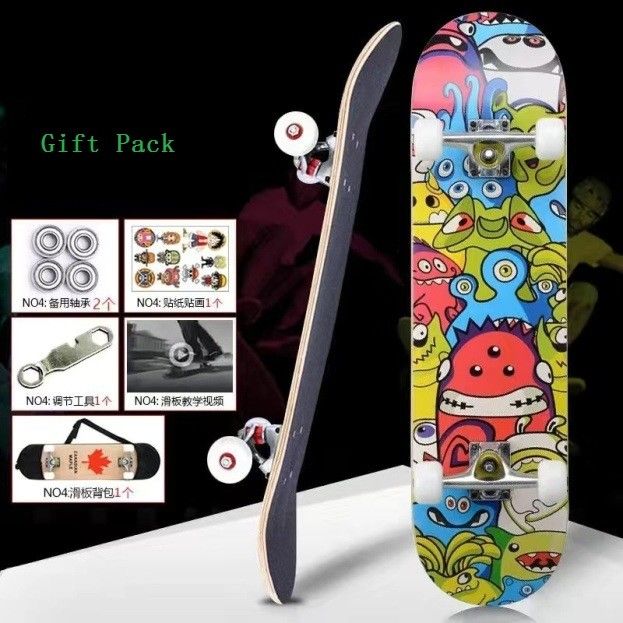 High End Custom Complete Skateboards voor extreme sporten buiten slijtvastheid