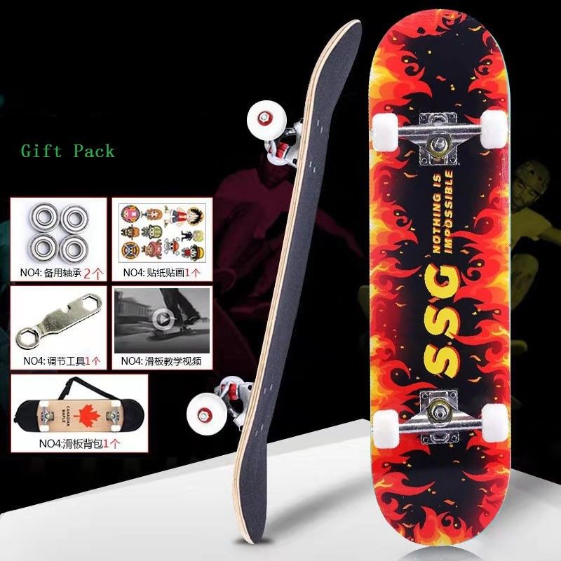 High End Custom Complete Skateboards voor extreme sporten buiten slijtvastheid
