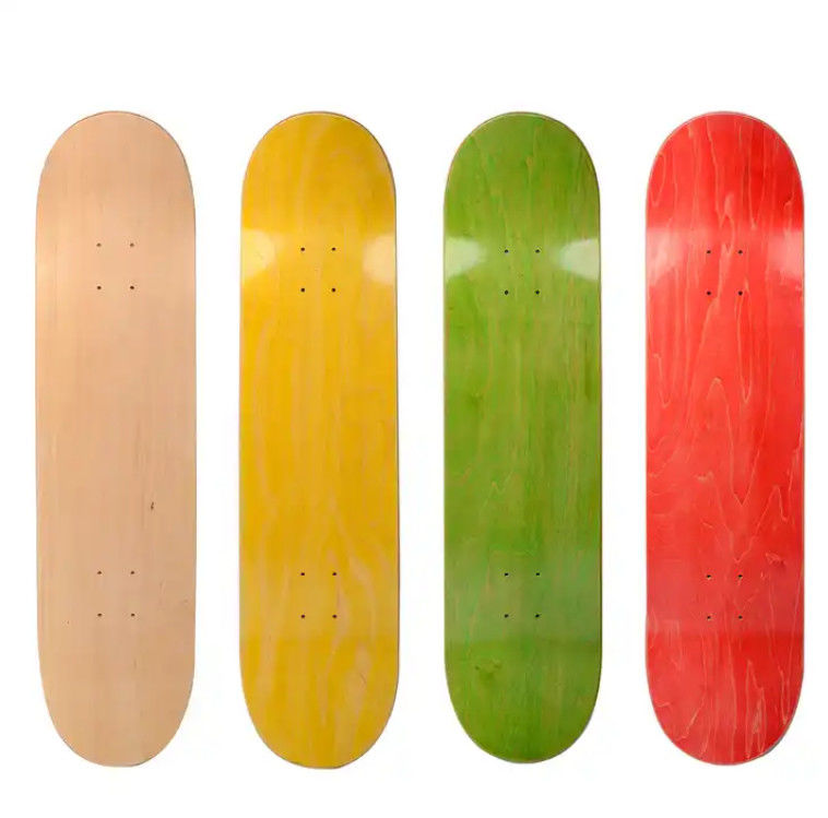 Blank Kleur Sleek Seven Ply Skateboards Hout City Skateboards Voor Pro Skaters
