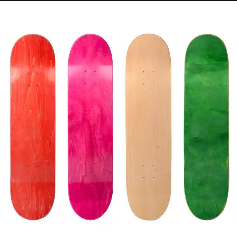 Blank Kleur Sleek Seven Ply Skateboards Hout City Skateboards Voor Pro Skaters