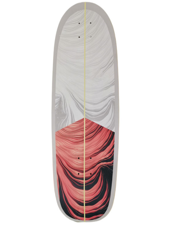 Free Riding Style Maple Wood Land Cruiser Skateboard Surfskate Dek 8,0 